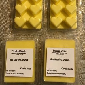 Sea Salt and Orchid candle wax melt